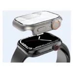 Θήκη Glass & PC inos Apple Watch 7/ 8/ 9 45mm Upgrade to Ultra Ασημί | Shopin.gr