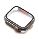 Θήκη Glass & PC inos Apple Watch 7/ 8/ 9 45mm Upgrade to Ultra Ασημί | Shopin.gr