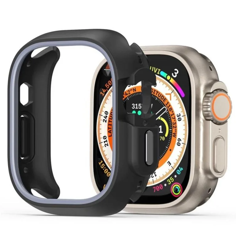 Θήκη PC Dux Ducis Bamo Apple Watch Ultra/ Ultra 2/ Ultra 3 49mm Μαύρο-Γκρι | Shopin.gr