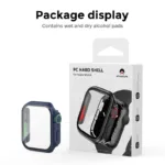 Θήκη PC με Tempered Glass Ahastyle WG115 Apple Watch 7/ 8/ 9 45mm Upgrade σε Ultra Μπλε | Shopin.gr
