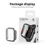 Θήκη PC με Tempered Glass Ahastyle WG115 Apple Watch 7/ 8/ 9 45mm Upgrade σε Ultra Γκρι | Shopin.gr