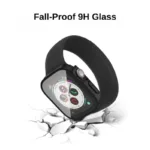 Θήκη PC με Tempered Glass Ahastyle WG56-2 Premium Apple Watch 7/ 8/ 9 45mm Ασημί (2 τεμ.) | Shopin.gr