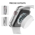 Θήκη PC με Tempered Glass Ahastyle WG65 Premium Apple Watch 7/ 8/ 9 45mm Μαύρο-Διάφανο (2 τεμ.) | Shopin.gr