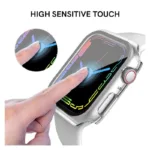 Θήκη PC με Tempered Glass Ahastyle WG65 Premium Apple Watch 7/ 8/ 9 45mm Μαύρο-Διάφανο (2 τεμ.) | Shopin.gr