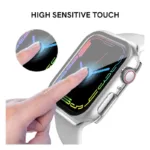 Θήκη PC με Tempered Glass Ahastyle WG65 Premium Apple Watch Ultra 1/ 2/ 3 49mm Μαύρο-Διάφανο (2 τεμ.) | Shopin.gr