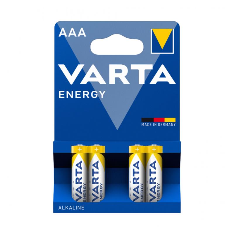 Μπαταρία Simply Alkaline Varta Energy AAA LR03 (4 τεμ.) | Shopin.gr