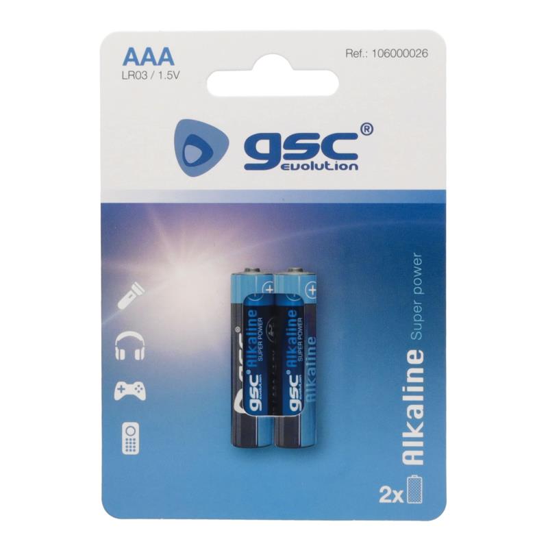 Μπαταρία GSC Alkaline Super Power AAA LR03 (2 τεμ.) | Shopin.gr