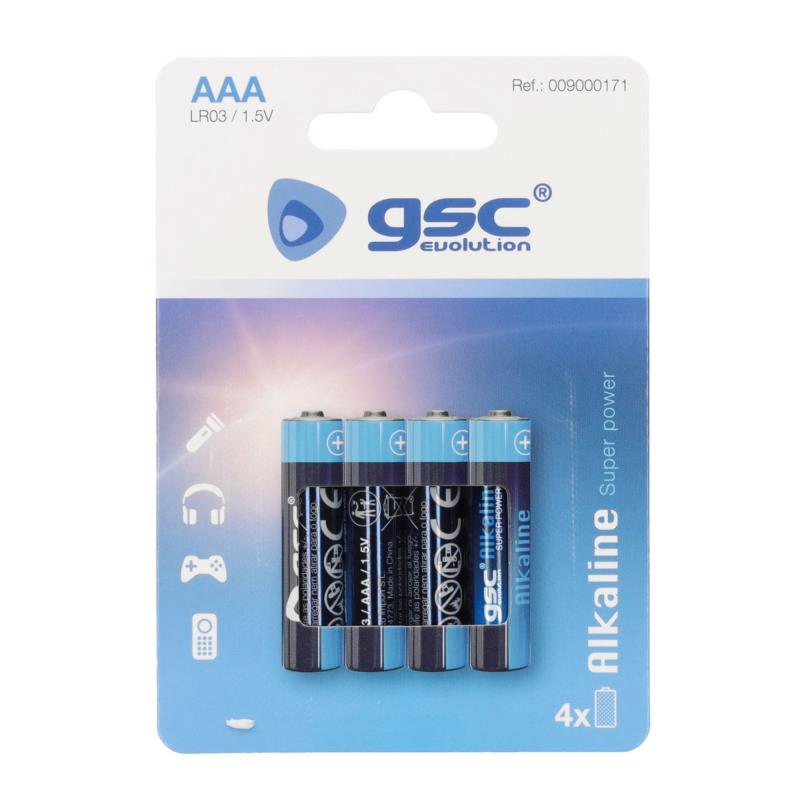 Μπαταρία GSC Alkaline Super Power AAA LR03 (4 τεμ.) | Shopin.gr