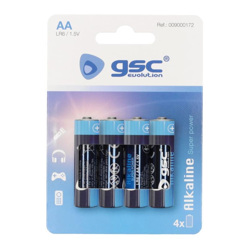Μπαταρία GSC Alkaline Super Power AA LR06 (4 τεμ.) | Shopin.gr