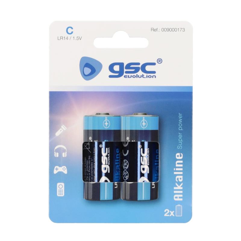Μπαταρία GSC Alkaline Super Power C LR14 (2 τεμ.) | Shopin.gr