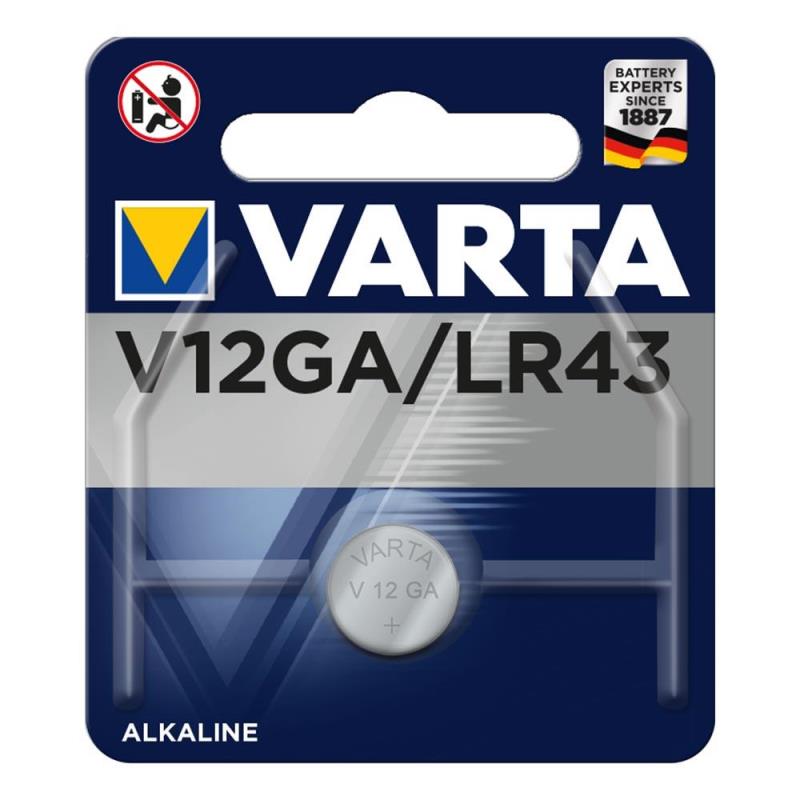Μπαταρία Alkaline Varta V12GA LR43 1.5V (1 τεμ.) | Shopin.gr