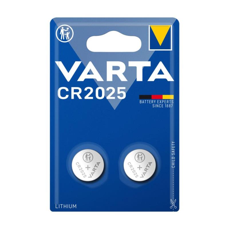 Lithium Button Cells Varta CR2025 (2 τεμ) | Shopin.gr