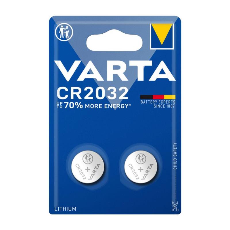 Lithium Button Cells Varta CR2032 (2 τεμ) | Shopin.gr