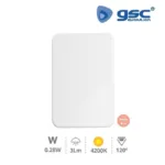 Φωτάκι Νυκτός LED GSC με Αισθητήρα Φωτός 4000K Λευκό | Shopin.gr