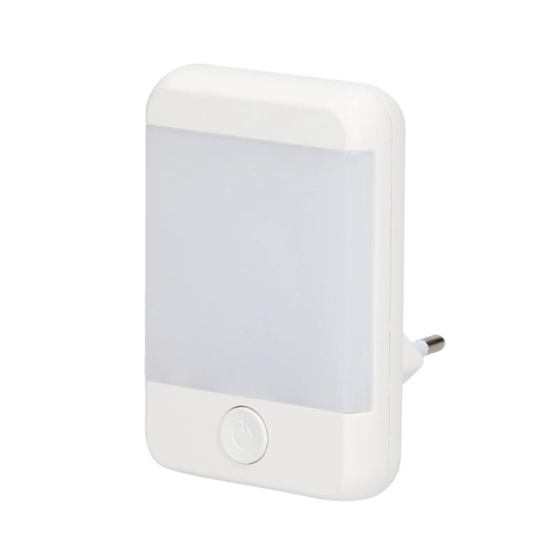 Φωτάκι Νυκτός LED Homepluss Pokola με Κουμπί On/Off 1W Λευκό | Shopin.gr