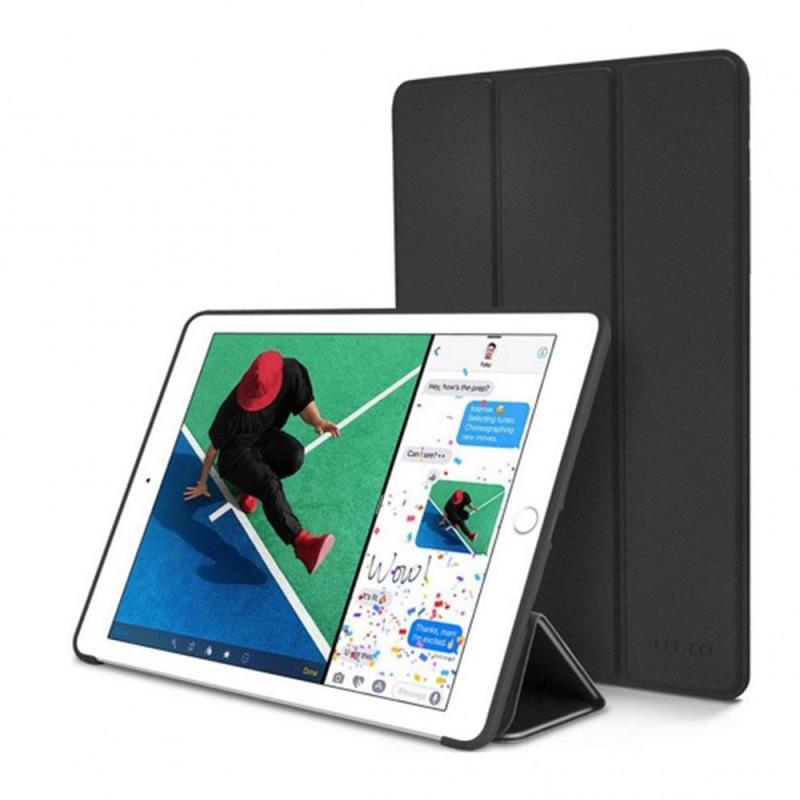 Θήκη Flip Smart inos Apple iPad 9.7" (2017)/ (2018) με TPU Μαύρο | Shopin.gr