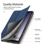 Θήκη TPU Flip Shock Proof Dux Ducis Domo Samsung X110 Galaxy Tab A9 8.7" Wi-Fi/ X115 Galaxy Tab A9 8.7" 4G/ X135 Galaxy Tab A11 8.7" Wi-Fi Μαύρο | Shopin.gr