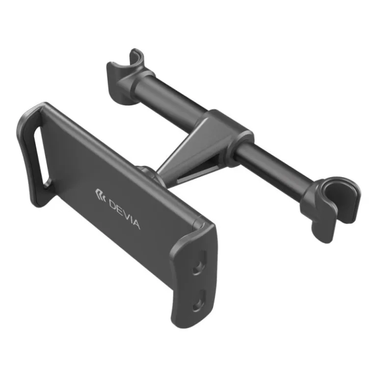 Universal Βάση Στήριξης Αυτοκινήτου-Προσκέφαλο Devia ES077 Magic Clip για Smartphones & Tablets 5.0"-12.0" Μαύρο | Shopin.gr