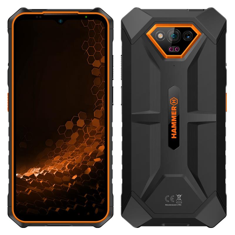Κινητό Τηλέφωνο Hammer Iron V (Dual SIM) 64GB 6GB RAM Πορτοκαλί | Shopin.gr