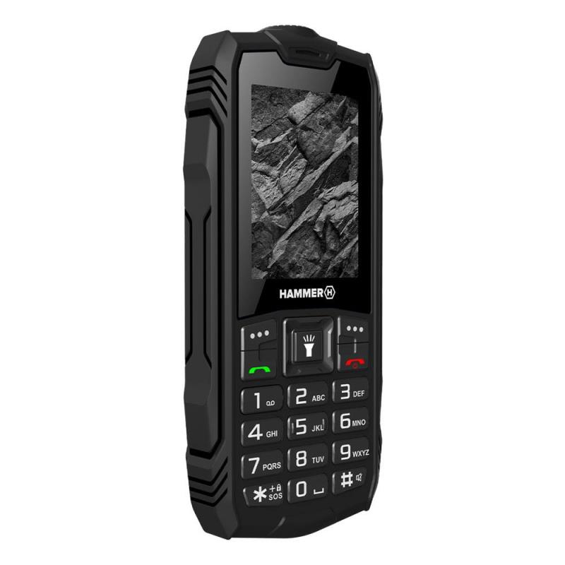 Κινητό Τηλέφωνο Hammer Rock (Dual SIM) Μαύρο | Shopin.gr