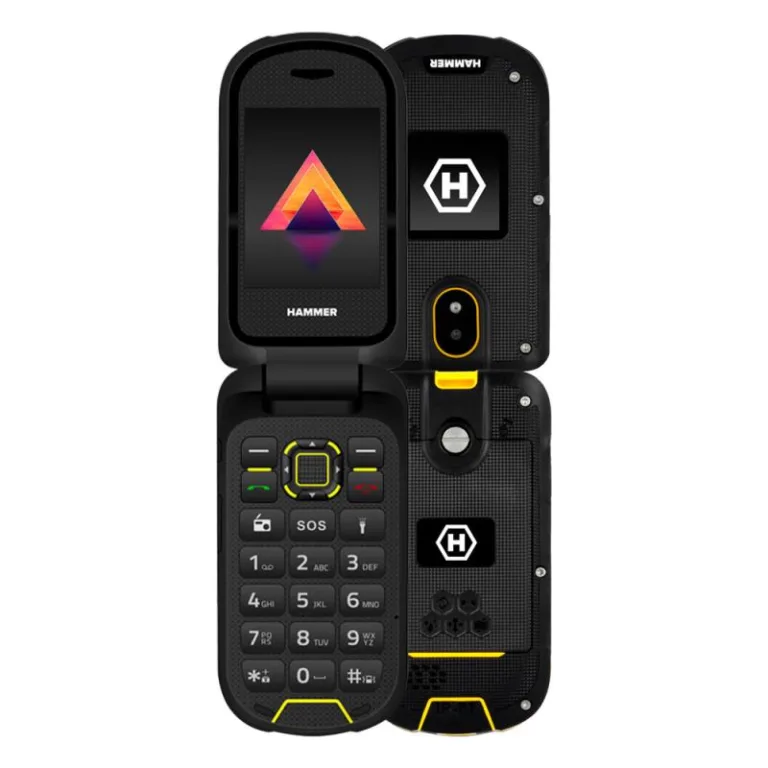 Κινητό Τηλέφωνο Hammer Bow LTE (Dual SIM) Μαύρο-Κίτρινο | Shopin.gr