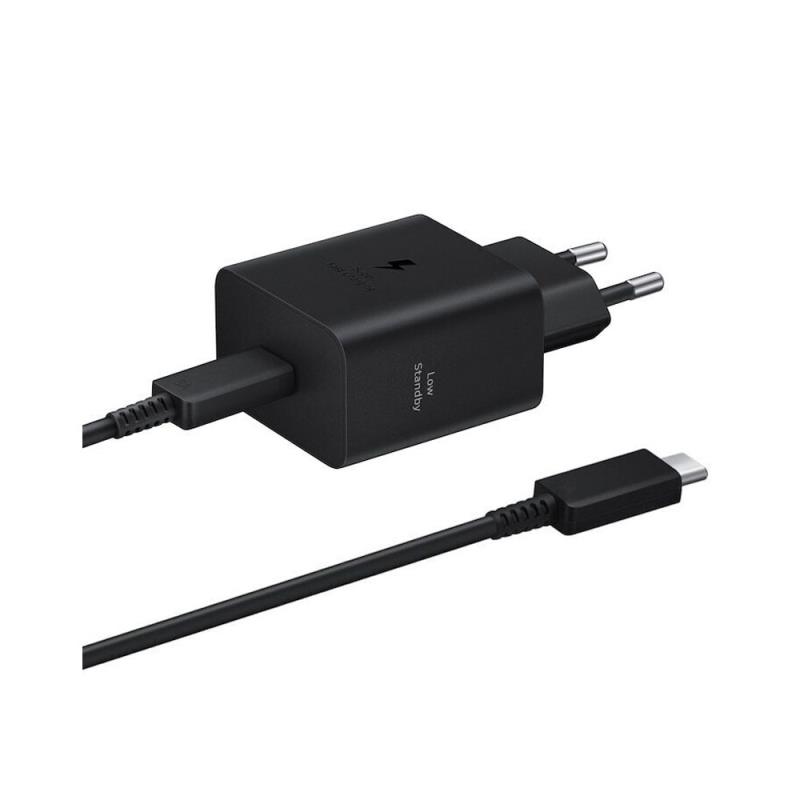 Φορτιστής Ταξιδίου Ταχείας Φόρτισης Samsung EP-T4511XBEGEU με Έξοδο USB C 45W 4.05A & Καλώδιο USB C Μαύρο | Shopin.gr
