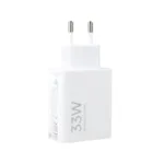 Φορτιστής Ταξιδίου Ταχείας Φόρτισης Xiaomi Combo με Έξοδο USB A 33W & Καλώδιο USB C 1m Λευκό | Shopin.gr