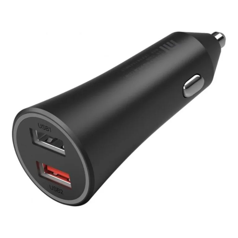 Φορτιστής Αυτοκινήτου Xiaomi Mi με Διπλή Έξοδο USB 37W CC06ZM Μαύρο | Shopin.gr