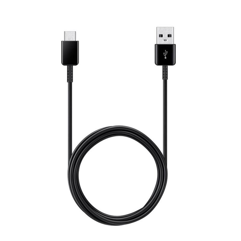 Καλώδιο Σύνδεσης USB 2.0 Samsung EP-DG930MBEG USB A σε USB C 1.5m Μαύρο (2 τεμ.) | Shopin.gr