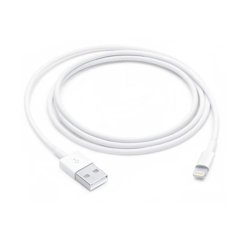 Kαλώδιο Apple MUQW3 USB A to Lightning 1m Λευκό | Shopin.gr