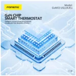 Φορτιστής Ταξιδίου Ταχείας Φόρτισης Foneng GaN10-EU με Τριπλή Έξοδο USB A & 2xUSB C GaN 65W & Καλώδιο USB C σε USB C 1m Λευκό | Shopin.gr