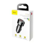 Φορτιστής Αυτοκινήτου Ταχείας Φόρτισης Baseus Magic με Διπλή Έξοδο 2xUSB A QC 3.0 45W Μαύρο | Shopin.gr