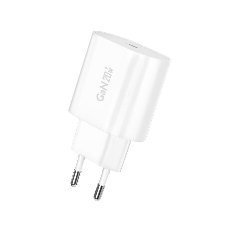 Φορτιστής Ταξιδίου Ταχείας Φόρτισης Foneng EU39 με Έξοδο USB C GaN PD 20W 3A Λευκό | Shopin.gr