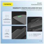 Φορτιστής Ταξιδίου Ταχείας Φόρτισης Foneng EU63 με Διπλή Έξοδο 2xUSB Α 12W 2.4A Μαύρο | Shopin.gr