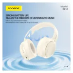 Ασύρματα Ακουστικά Κεφαλής Foneng BL58 Μπεζ | Shopin.gr