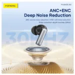 True Wireless Ακουστικά Bluetooth Foneng BL166 Sliding-Lid ANC+ENC Γκρι | Shopin.gr
