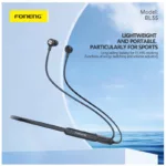 Στερεοφωνικό Ακουστικό Bluetooth Foneng BL35 Sports Neckband Μαύρο | Shopin.gr