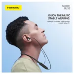 Στερεοφωνικό Ακουστικό Bluetooth Foneng BL35 Sports Neckband Μαύρο | Shopin.gr