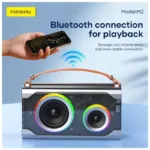 Φορητό Ηχείο Bluetooth Foneng M2 Colorful BT 5.1 5000mAh 15W Γκρι | Shopin.gr
