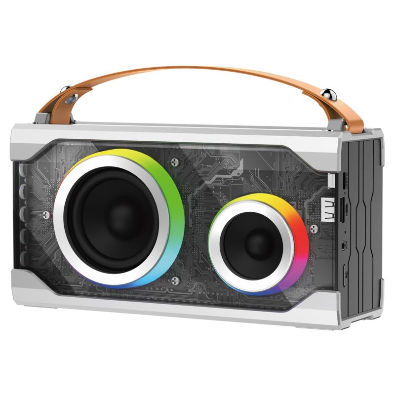 Φορητό Ηχείο Bluetooth Foneng M2 Colorful BT 5.1 5000mAh 15W Γκρι | Shopin.gr