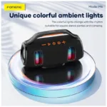 Φορητό Ηχείο Bluetooth Foneng M6 Deep Bass BT 5.3 2400mAh 15W με Λαβή Μαύρο | Shopin.gr