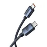 Καλώδιο Σύνδεσης USB 2.0 Baseus Crystal Shine USB C σε USB C PD 100W 5A 2m Μαύρο | Shopin.gr