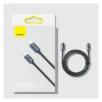 Καλώδιο Σύνδεσης USB 2.0 Baseus Crystal Shine USB C σε USB C PD 100W 5A 2m Μαύρο | Shopin.gr