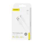 Καλώδιο Σύνδεσης USB 2.0 Foneng XS07 USB A σε USB C 15W 3Α 1.2m Λευκό | Shopin.gr