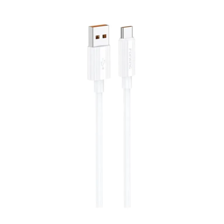 Καλώδιο Σύνδεσης USB 2.0 Foneng XS07 USB A σε USB C 15W 3Α 1.2m Λευκό | Shopin.gr
