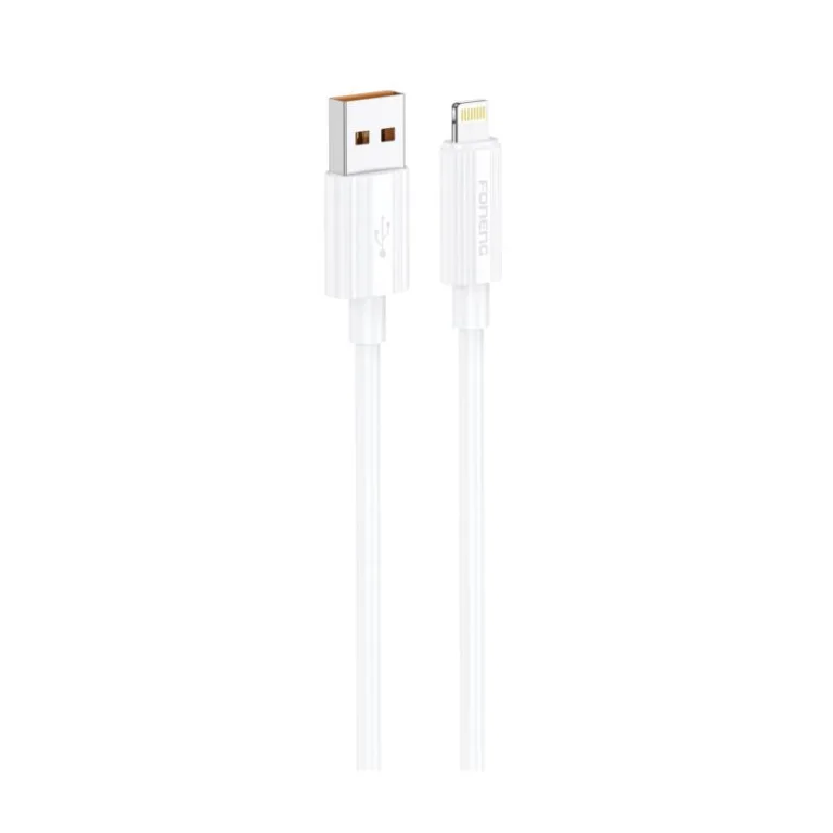 Καλώδιο Σύνδεσης USB 2.0 Foneng XS07 USB A σε Lightning 12W 2.4Α 1.2m Λευκό | Shopin.gr