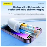 Καλώδιο Σύνδεσης USB 2.0 Foneng XS07 USB C σε USB C 60W 1.2m Μαύρο | Shopin.gr