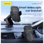 Universal Βάση Στήριξης Ταμπλό Αυτοκινήτου Foneng CP115 για Smartphones 4.5"-7.0" Μαύρο | Shopin.gr