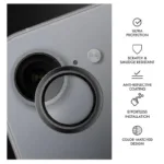 Tempered Glass Full Face Hammer Glass για Τζαμάκι Κάμερας Apple iPhone 16e Μαύρο | Shopin.gr