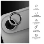 Tempered Glass Full Face Hammer Glass για Τζαμάκι Κάμερας Apple iPhone Air Ασημί | Shopin.gr